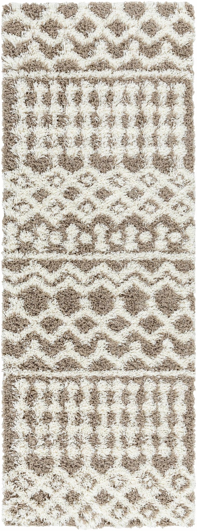Kato Contemporary Style Brown And Ivory Area Rug - The Rug Decor