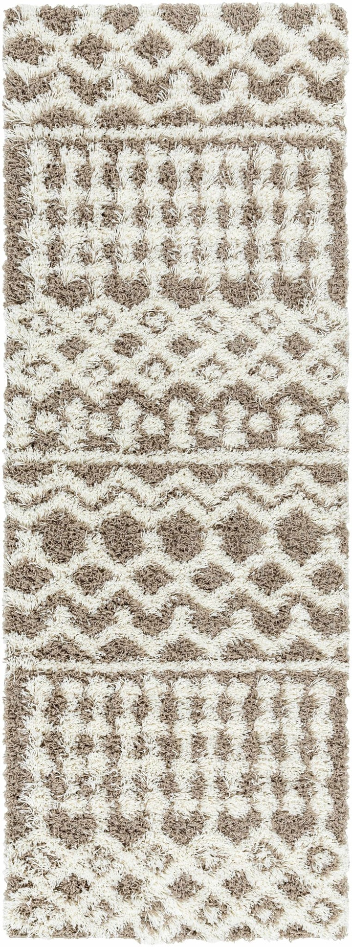Kato Contemporary Style Brown And Ivory Area Rug - The Rug Decor