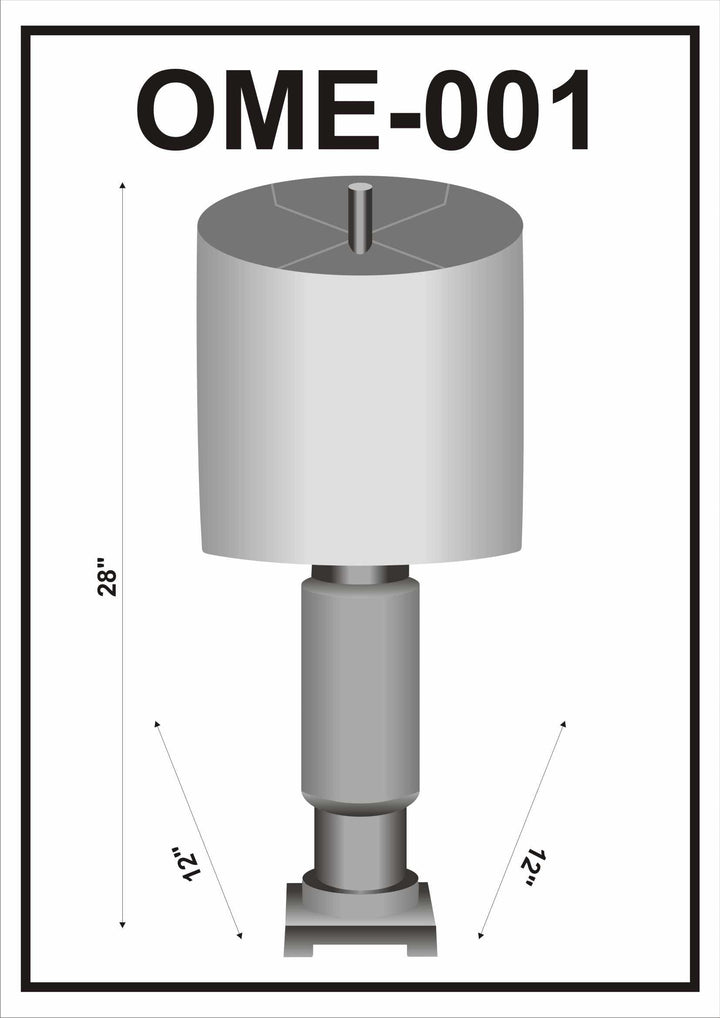 Kawayan Ivory Glass Table Lamp – Traditional Accent Light with Black Aluminum Base