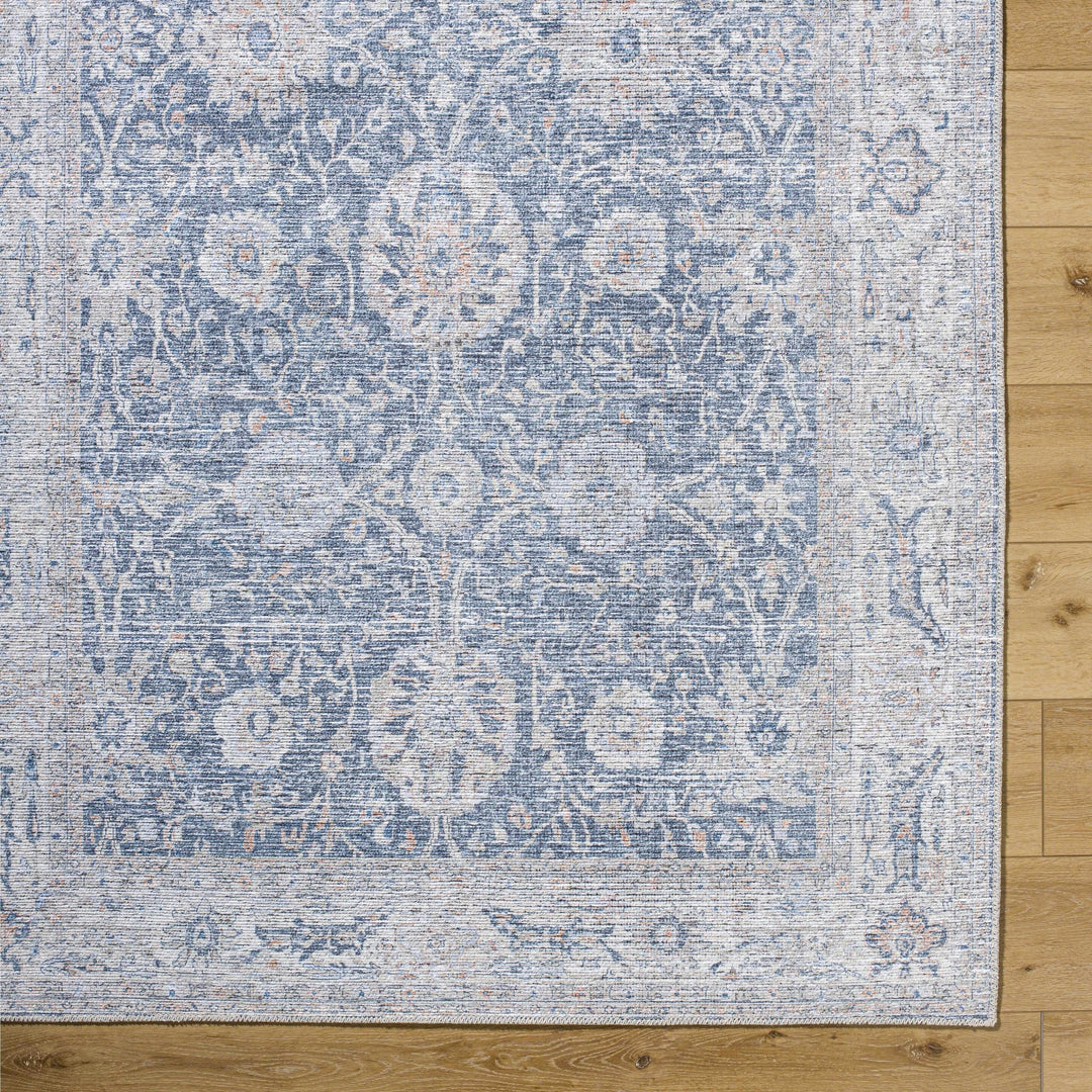 Kayin Traditional Style Gray And Beige Washable Rug - The Rug Decor