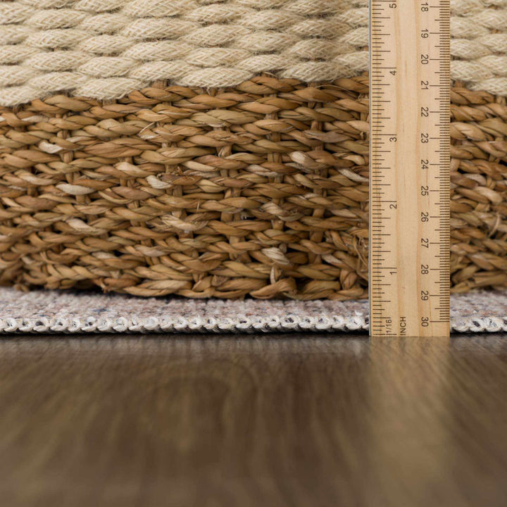 Kayin Traditional Style Gray And Beige Washable Rug - The Rug Decor