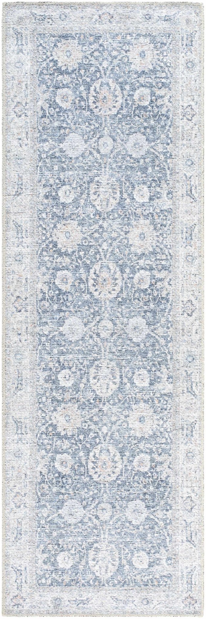 Kayin Traditional Style Gray And Beige Washable Rug - The Rug Decor