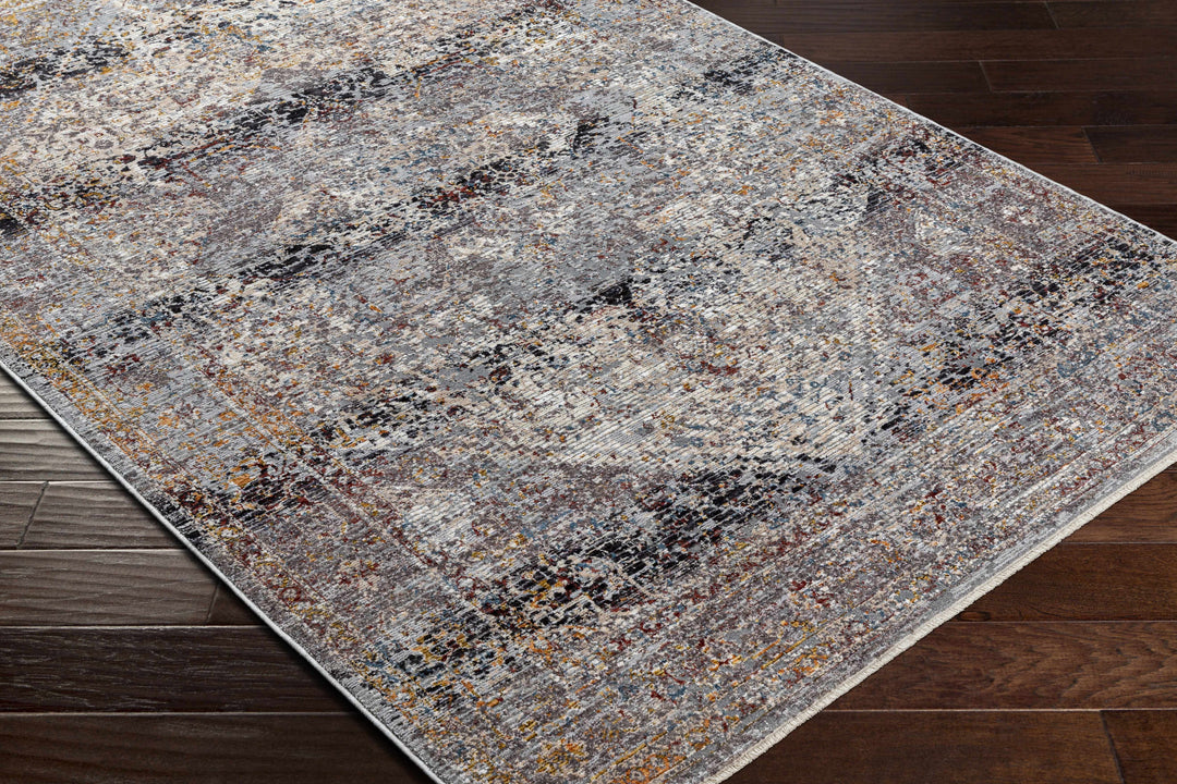 Kaynakkaya Traditional Style Brown And Black Area Rug