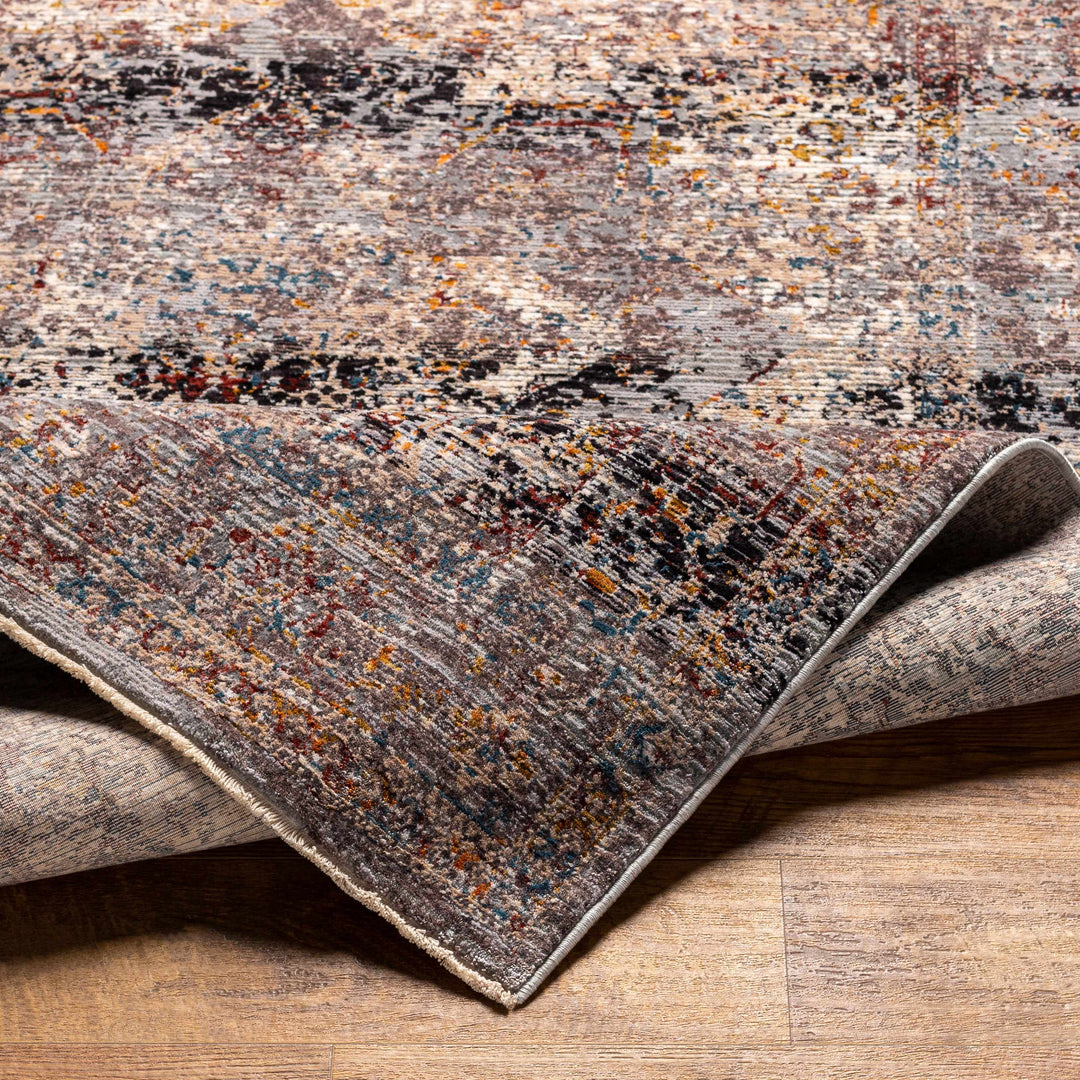 Kaynakkaya Traditional Style Brown And Black Area Rug