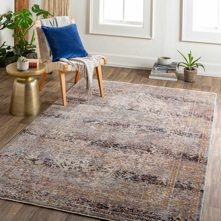 Kaynakkaya Traditional Style Brown And Black Area Rug