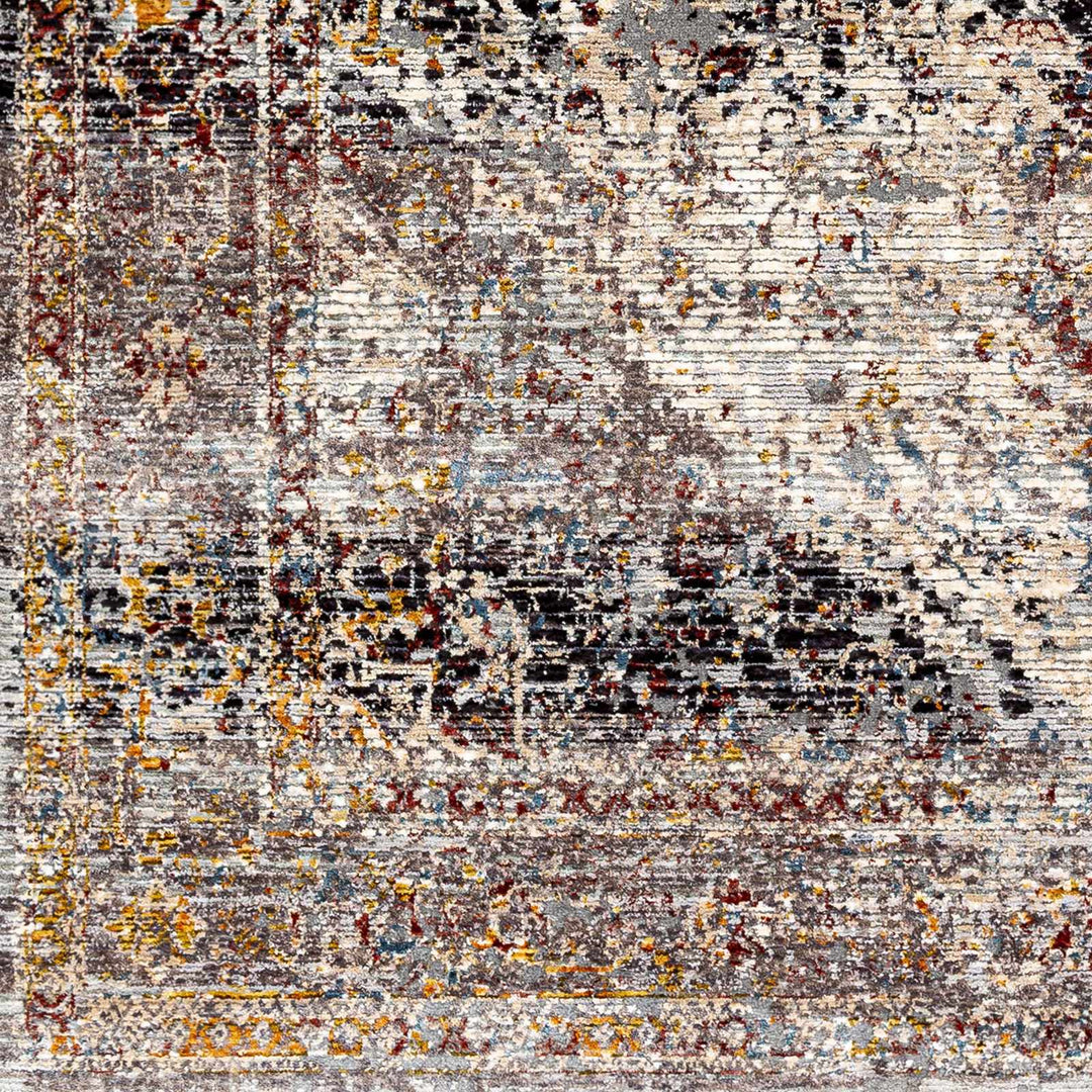 Kaynakkaya Traditional Style Brown And Black Area Rug