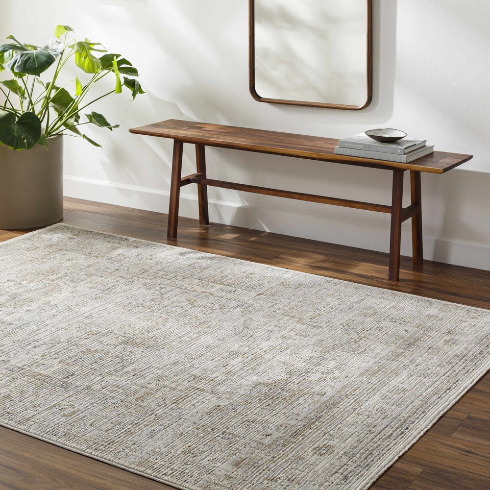 Kazou Gray And Beige Traditional Style Rug - The Rug Decor