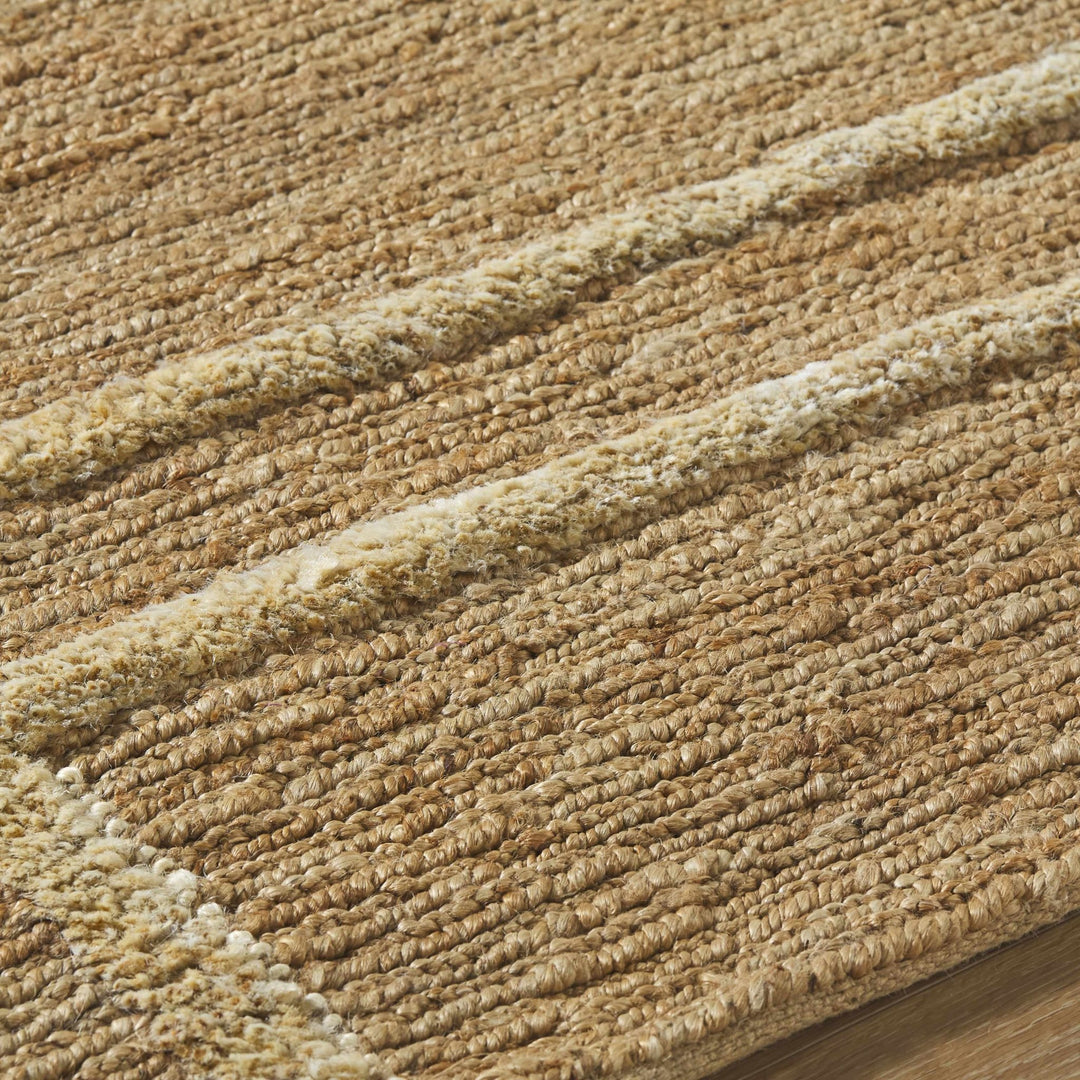 Kazu Contemporary Geometrical Camel Rug - The Rug Decor