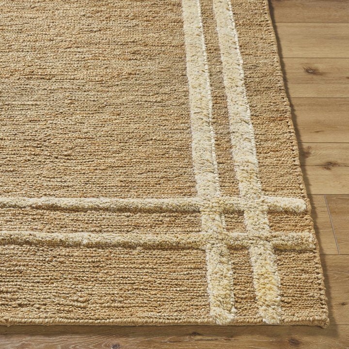 Kazu Contemporary Geometrical Camel Rug - The Rug Decor