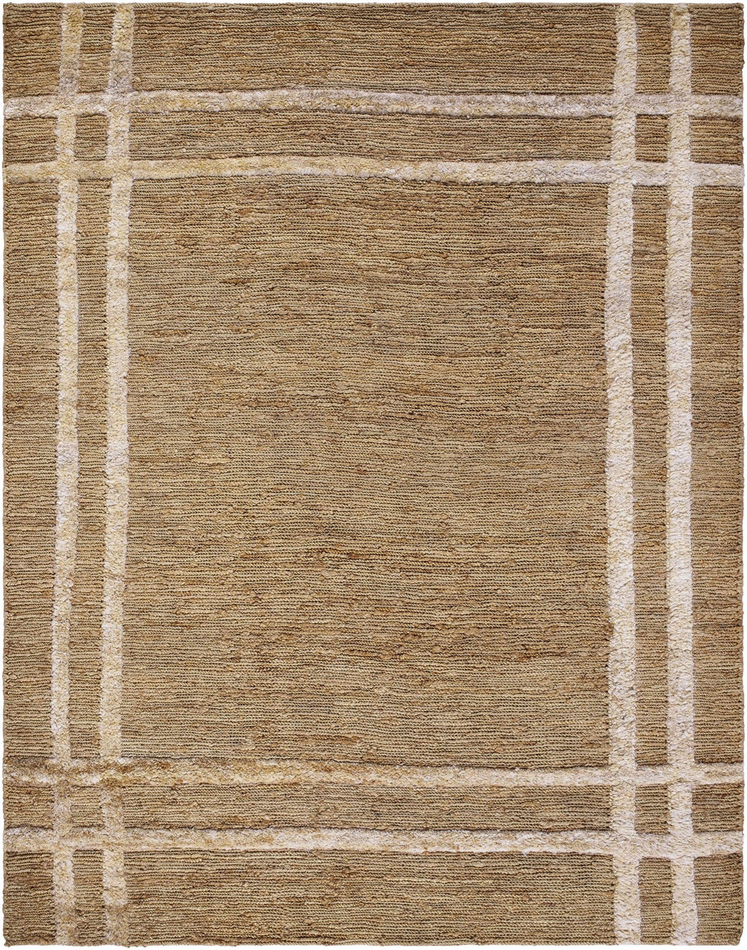 Kazu Contemporary Geometrical Camel Rug - The Rug Decor