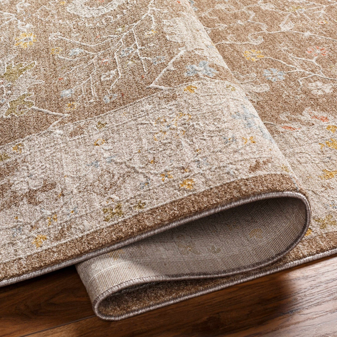Keao Traditional Oushak Brown And Beige Rug - The Rug Decor