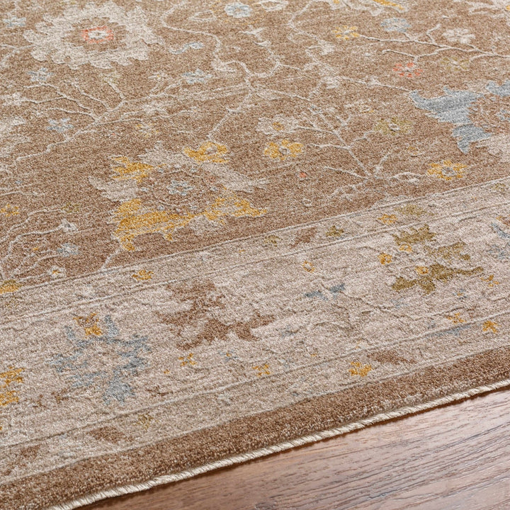 Keao Traditional Oushak Brown And Beige Rug - The Rug Decor