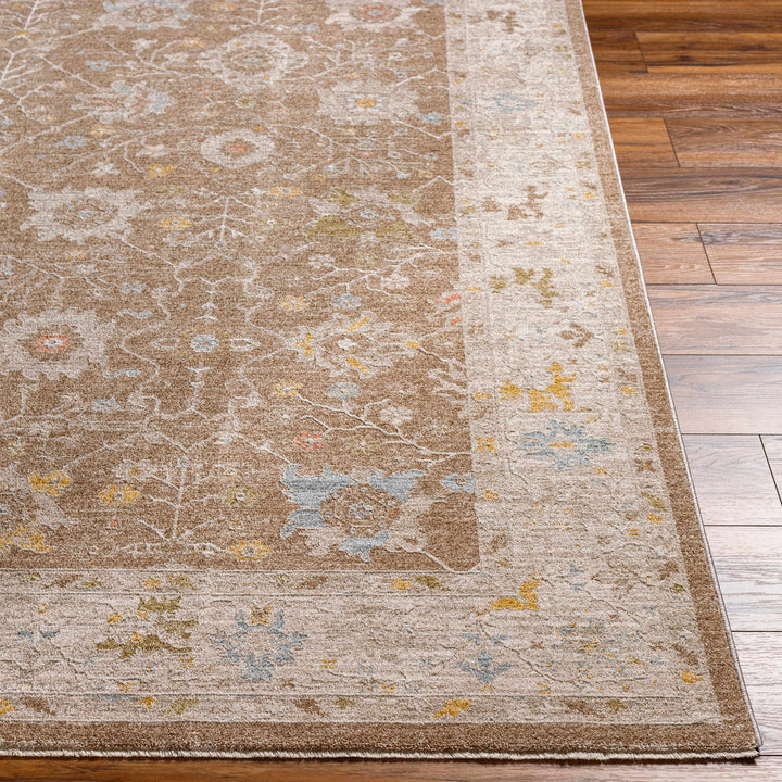 Keao Traditional Oushak Brown And Beige Rug - The Rug Decor