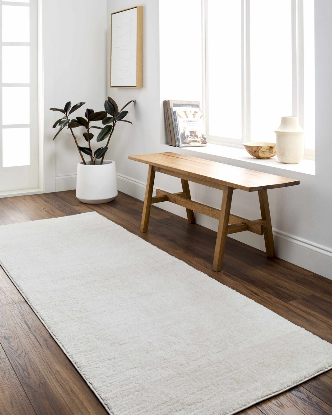 Keats Contemporary Style Ivory Area Rug - The Rug Decor