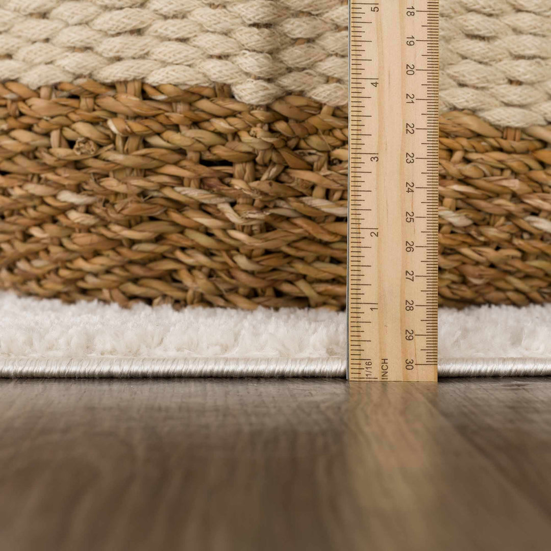 Keats Contemporary Style Ivory Area Rug - The Rug Decor
