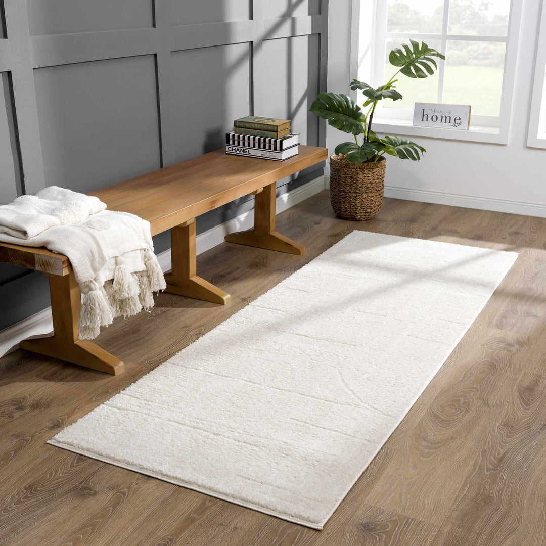 Keats Contemporary Style Ivory Area Rug - The Rug Decor