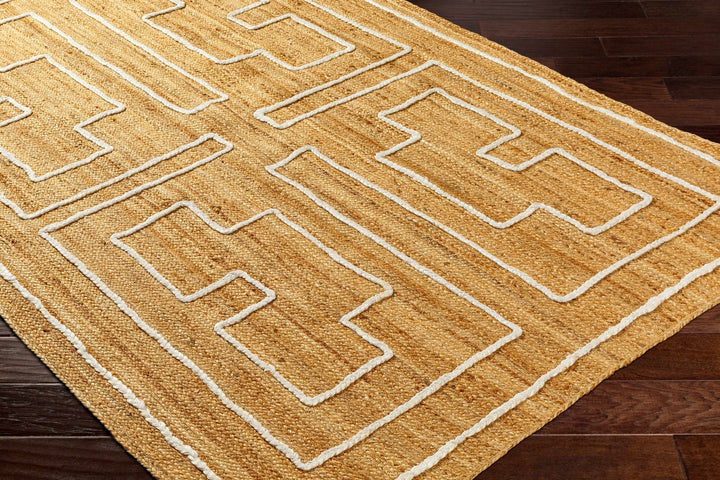 Kees Contemporary Tan And Ivory Area Rug - The Rug Decor