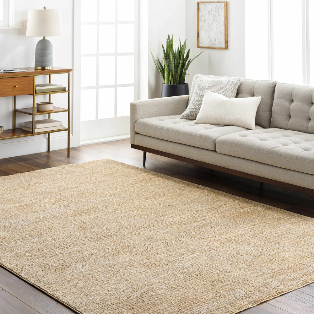 Kegan Contemporary Style Tan Rug - The Rug Decor