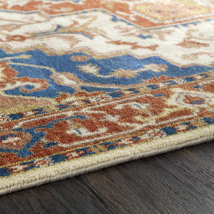 Kekaha Traditional Style Rust And Ivory Hand Knotted Area Rug - The Rug Decor
