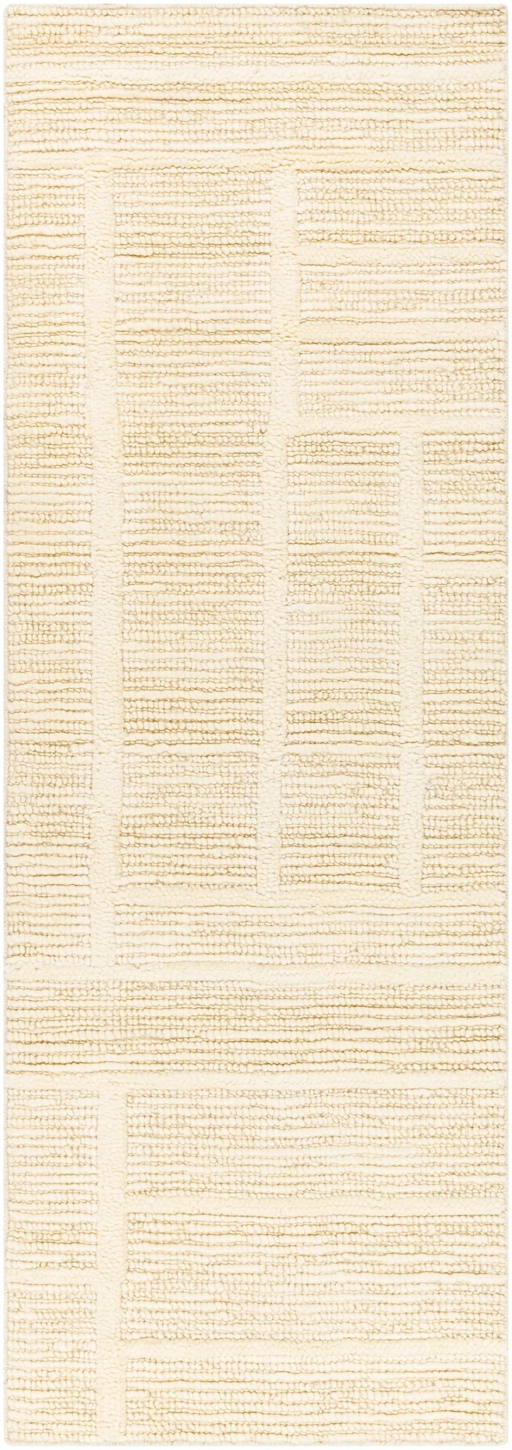 Kelburn Modern Geometrical Beige Rug - The Rug Decor