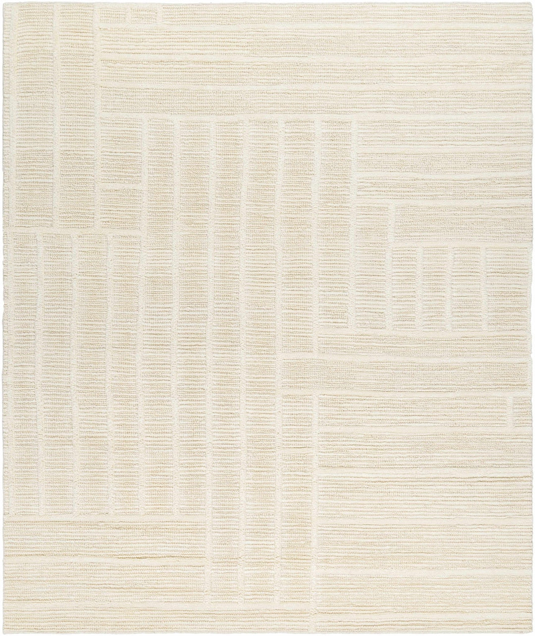 Kelburn Modern Geometrical Beige Rug - The Rug Decor