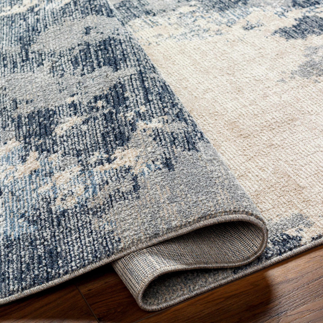Keme Contemporary Gray Abstract Area Rug - The Rug Decor