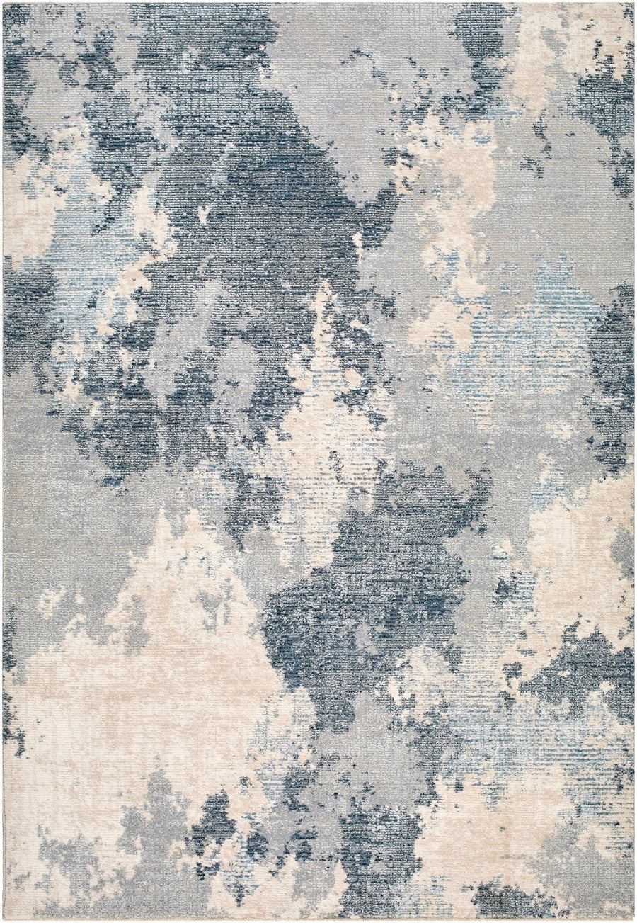 Keme Contemporary Gray Abstract Area Rug - The Rug Decor