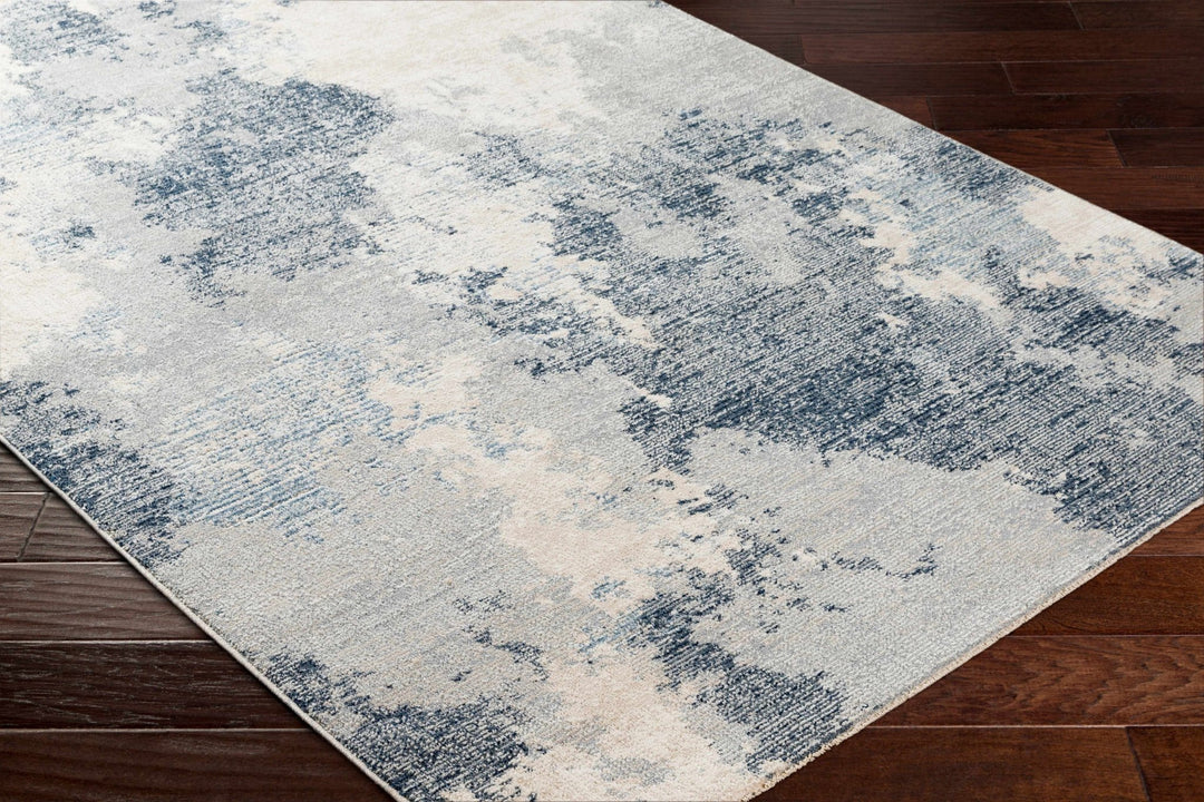 Keme Contemporary Gray Abstract Area Rug - The Rug Decor