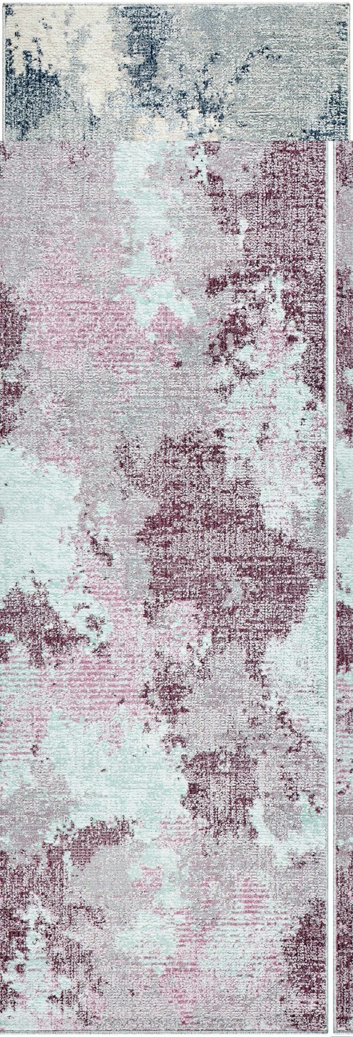 Keme Contemporary Gray Abstract Area Rug - The Rug Decor
