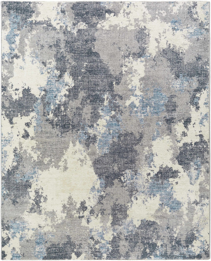 Keme Contemporary Gray Abstract Area Rug - The Rug Decor