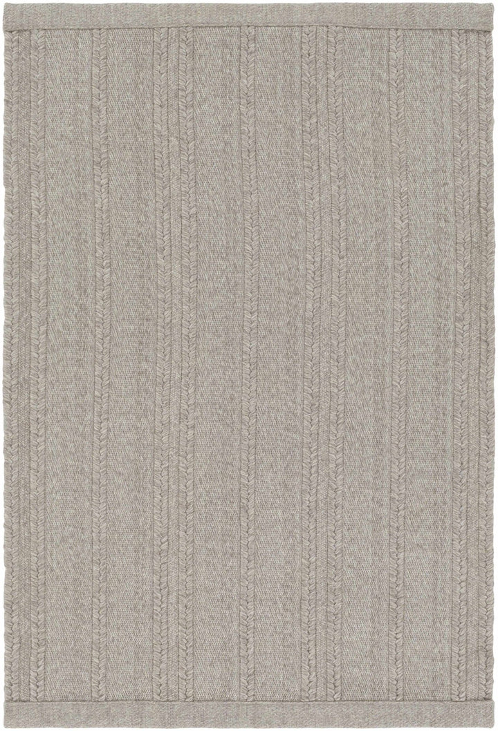 Kempston Taupe Modern Style Hand Woven Outdoor Area Rug - The Rug Decor