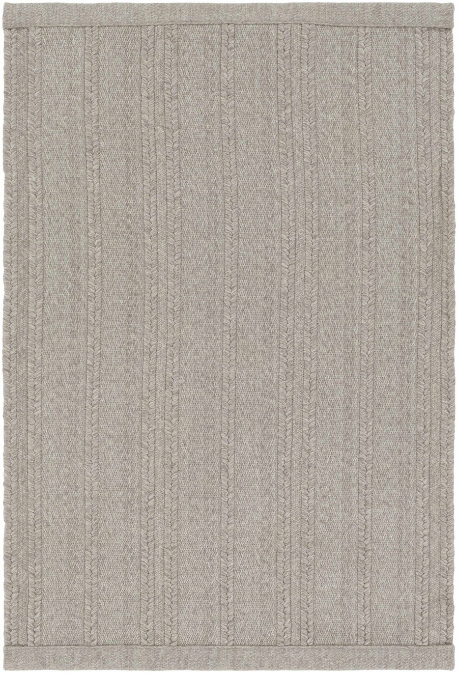 Kempston Taupe Modern Style Hand Woven Outdoor Area Rug - The Rug Decor
