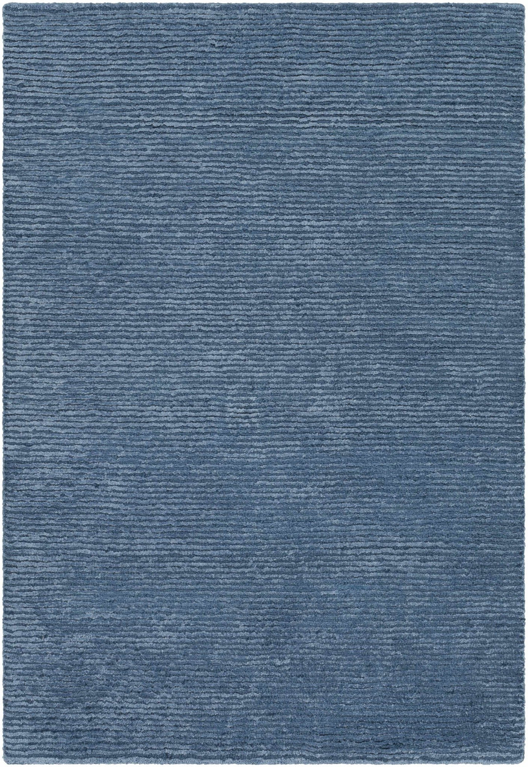 Kendall Blue Modern Solid Design Hand Knotted Area Rug - The Rug Decor