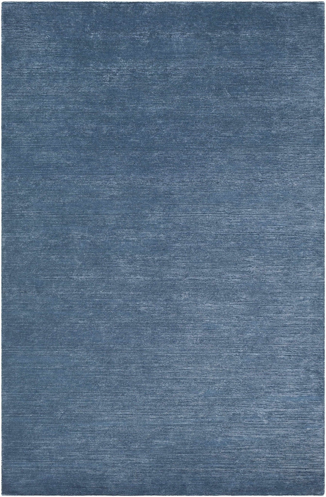 Kendall Blue Modern Solid Design Hand Knotted Area Rug - The Rug Decor