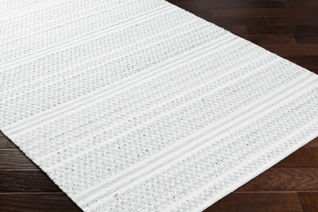 Kendi Ivory Modern Style Hand Woven Wool Area Rug - The Rug Decor