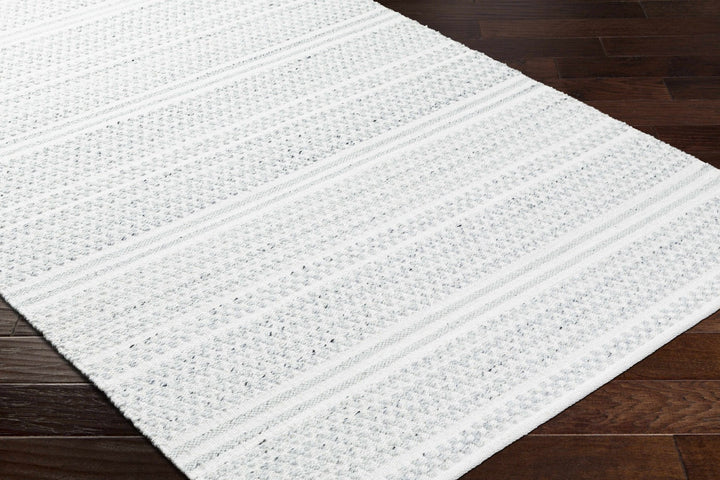 Kendi Ivory Modern Style Hand Woven Wool Area Rug - The Rug Decor