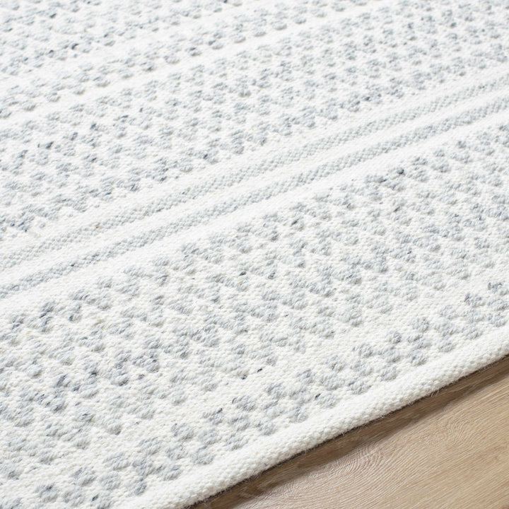 Kendi Ivory Modern Style Hand Woven Wool Area Rug - The Rug Decor