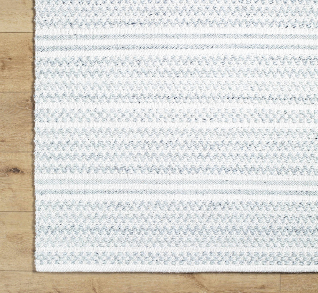 Kendi Ivory Modern Style Hand Woven Wool Area Rug - The Rug Decor