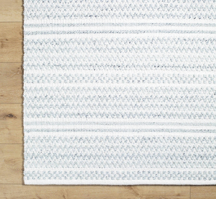 Kendi Ivory Modern Style Hand Woven Wool Area Rug - The Rug Decor
