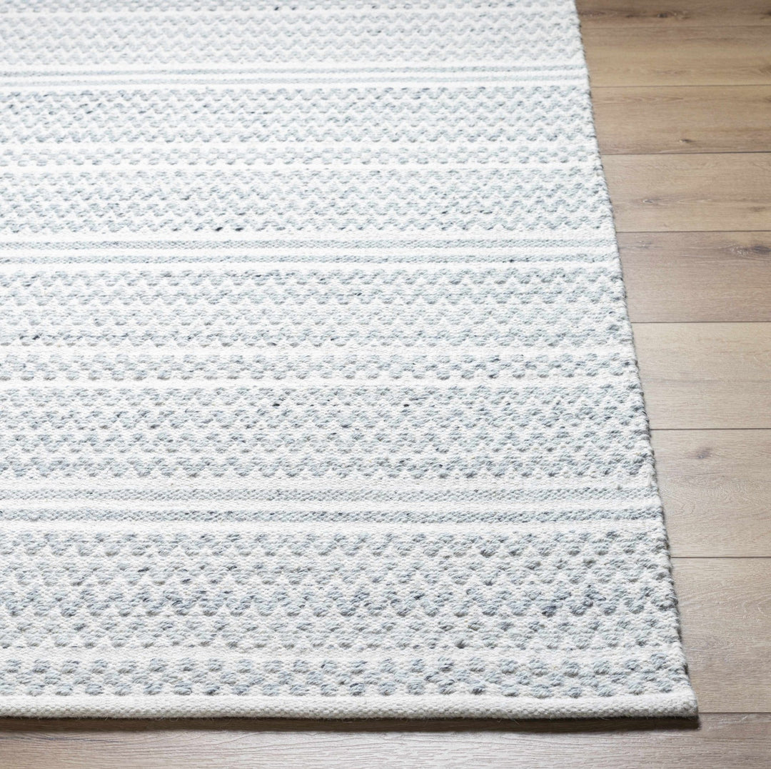 Kendi Ivory Modern Style Hand Woven Wool Area Rug - The Rug Decor