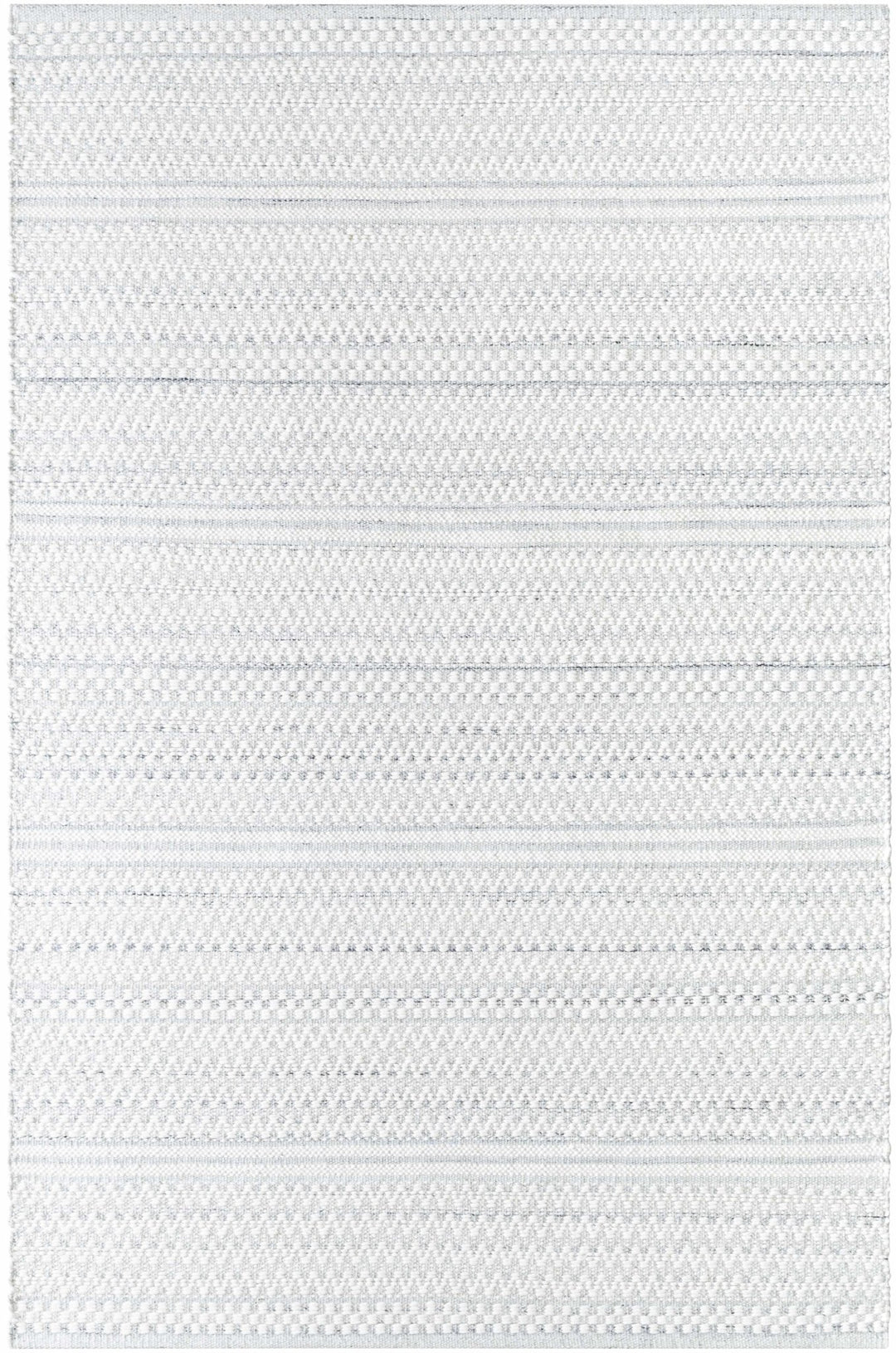 Kendi Modern Abstract Ivory And Gray Rug - The Rug Decor