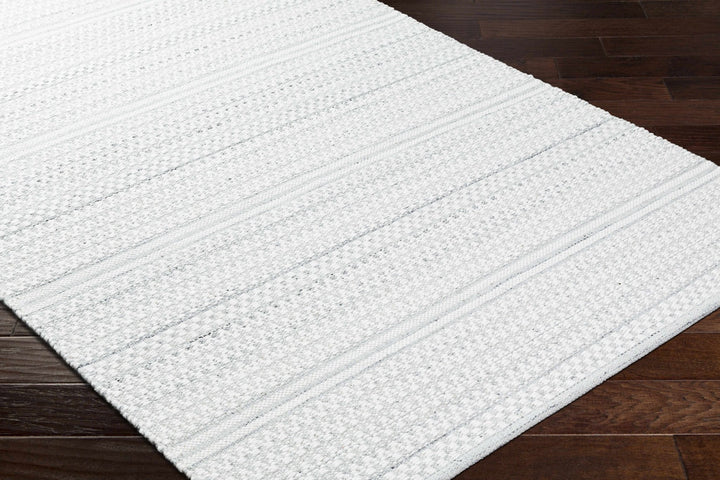Kendi Modern Abstract Ivory And Gray Rug - The Rug Decor