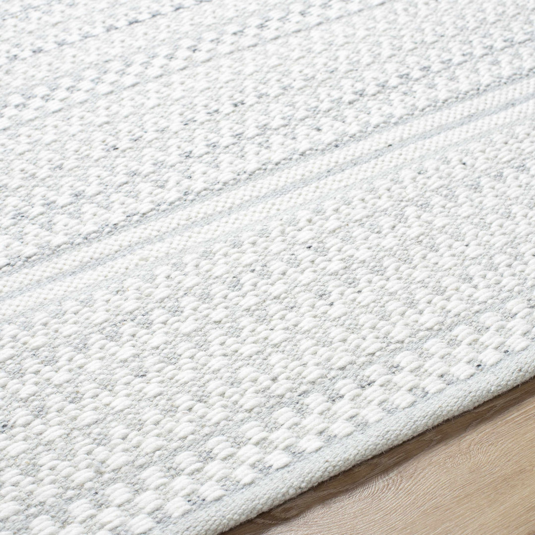 Kendi Modern Abstract Ivory And Gray Rug - The Rug Decor