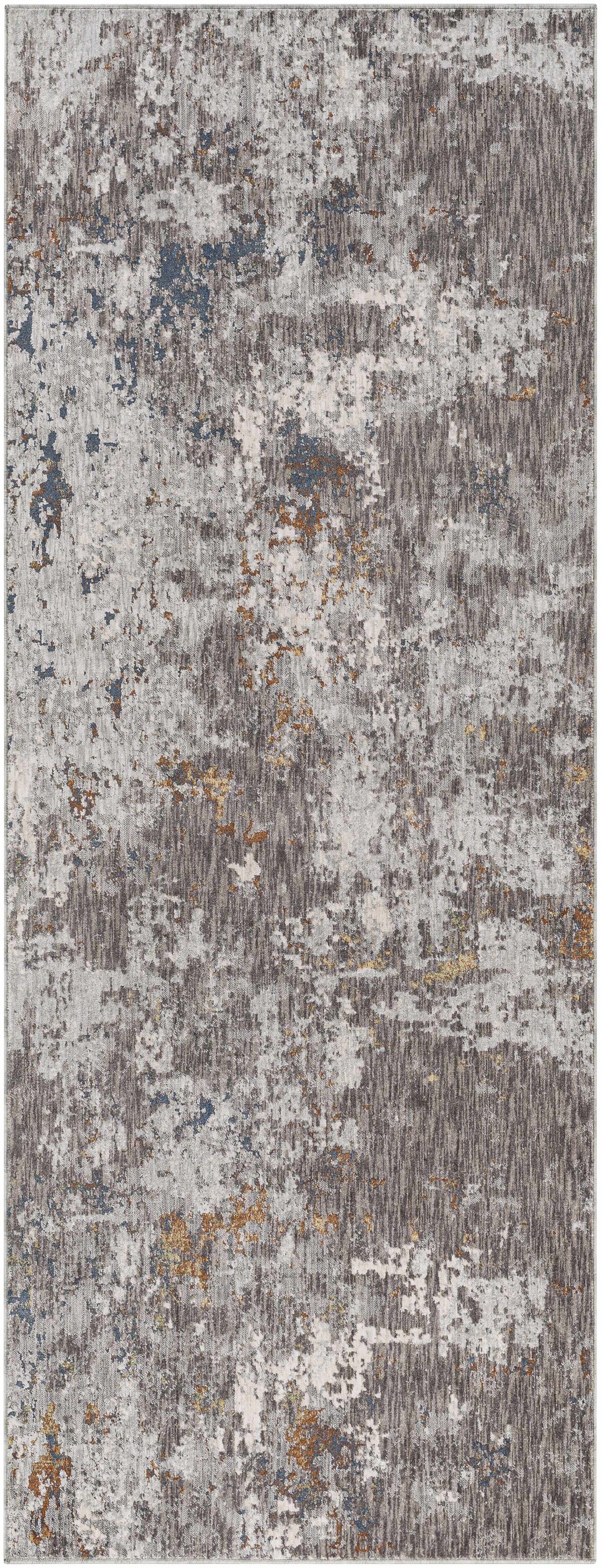 Kenedy Gray Modern Abstract Design Area Rug