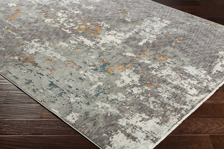 Kenedy Gray Modern Abstract Design Area Rug
