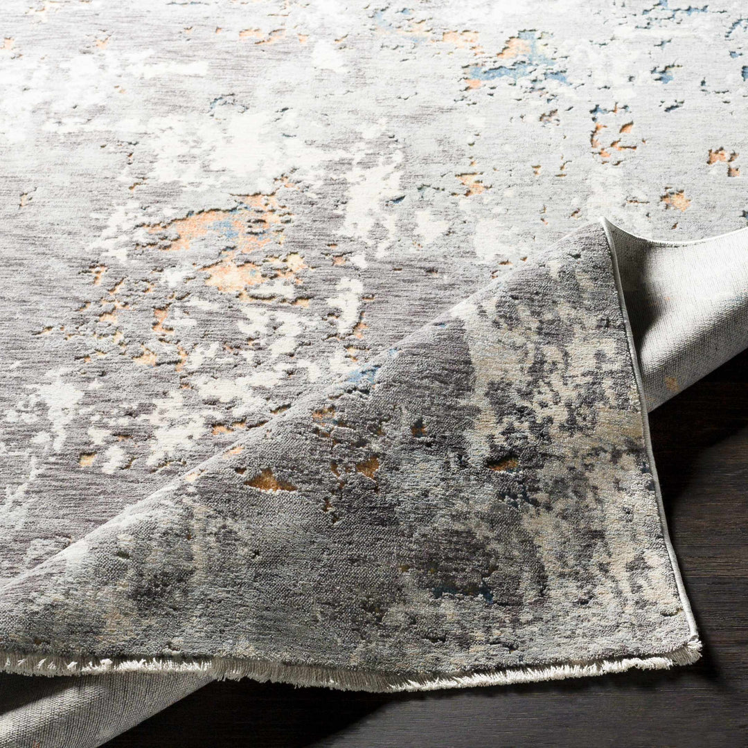 Kenedy Gray Modern Abstract Design Area Rug