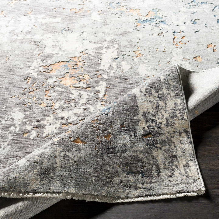 Kenedy Gray Modern Abstract Design Area Rug