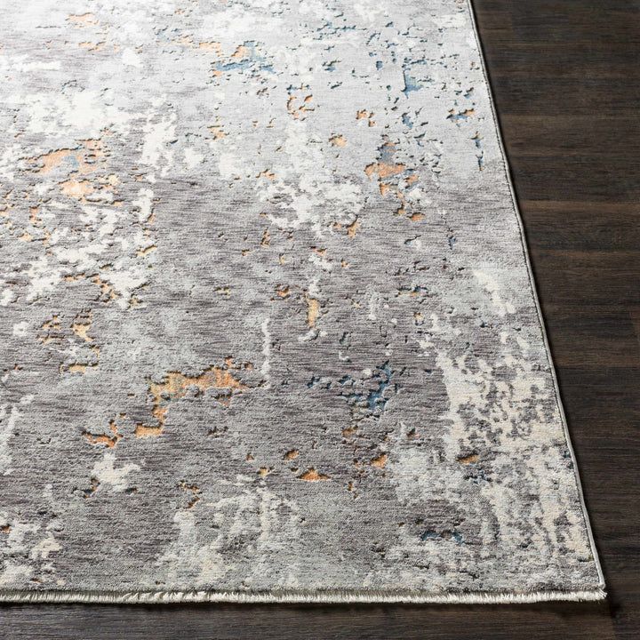 Kenedy Gray Modern Abstract Design Area Rug