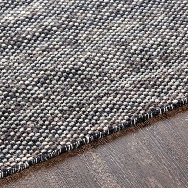 Kenora Black And Ivory Modern Style Hand Woven Area Rug - The Rug Decor