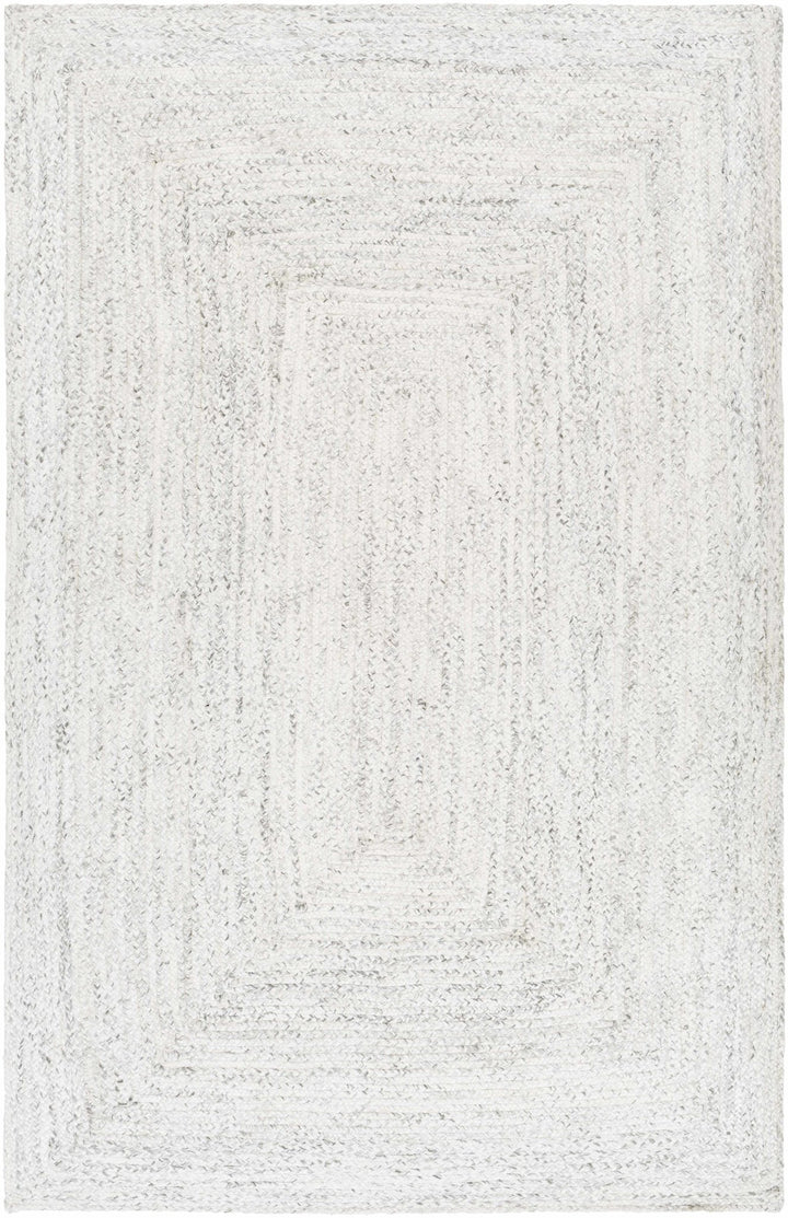 Kenyi Contemporary Abstract White And Gray Rug - The Rug Decor
